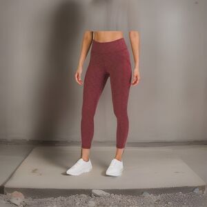 Lululemon Invigorate High-Rise Tight  25"Heathered Mulled Wine size 16